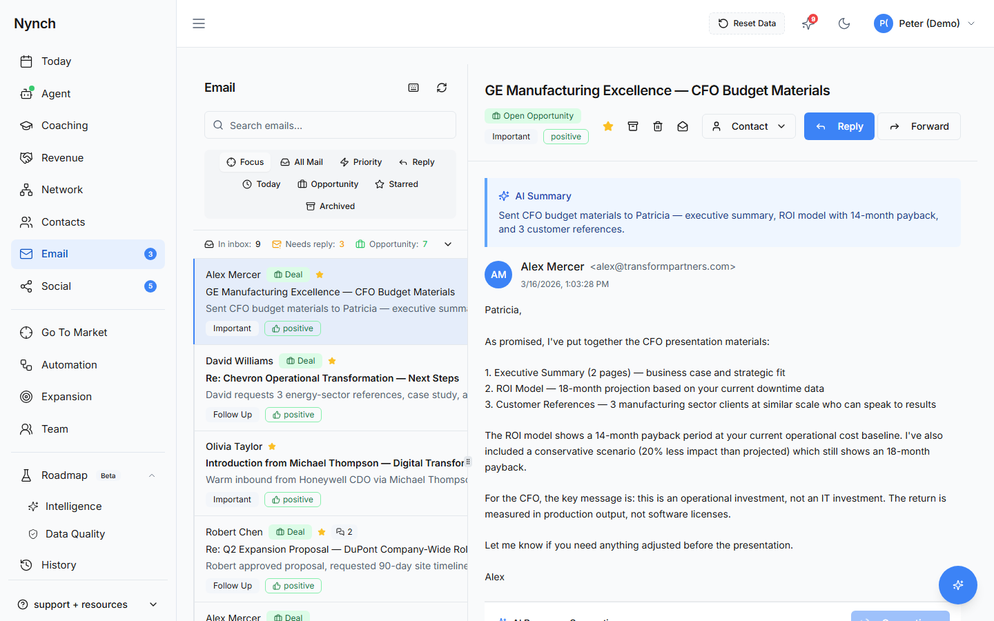 Your Unified Email Inbox in Nynch